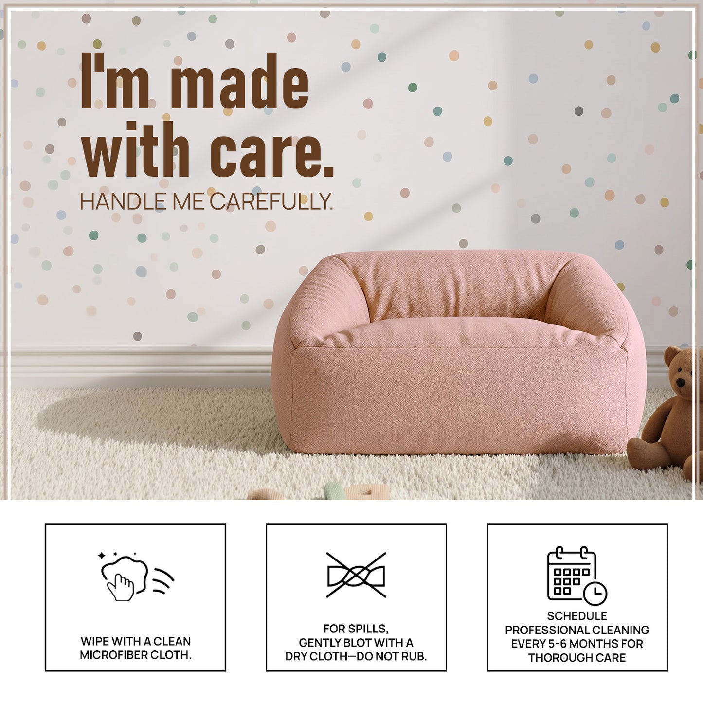 Sky Blue Corduroy Velvet Corduroy Kids Sofa Chair | Nestroots