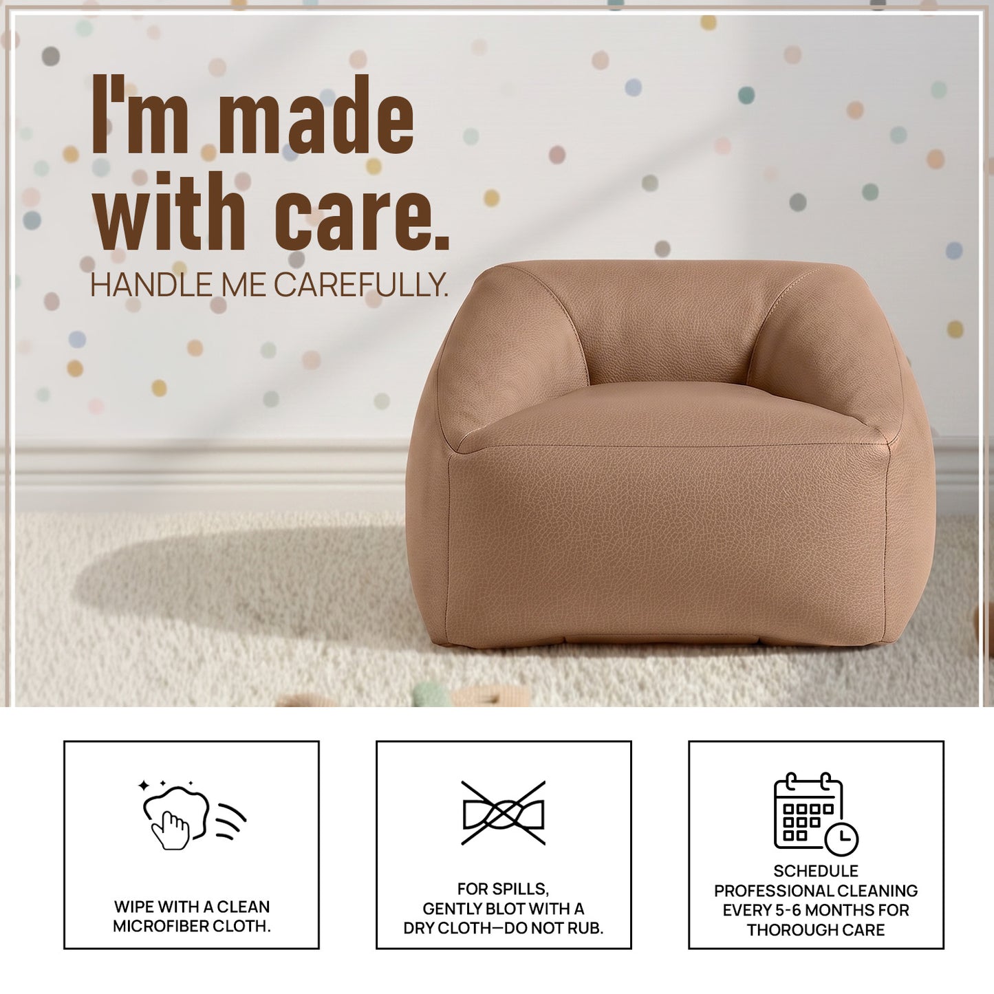 Mint Corduroy Cotton Boucle Kids Sofa Chair | Nestroots