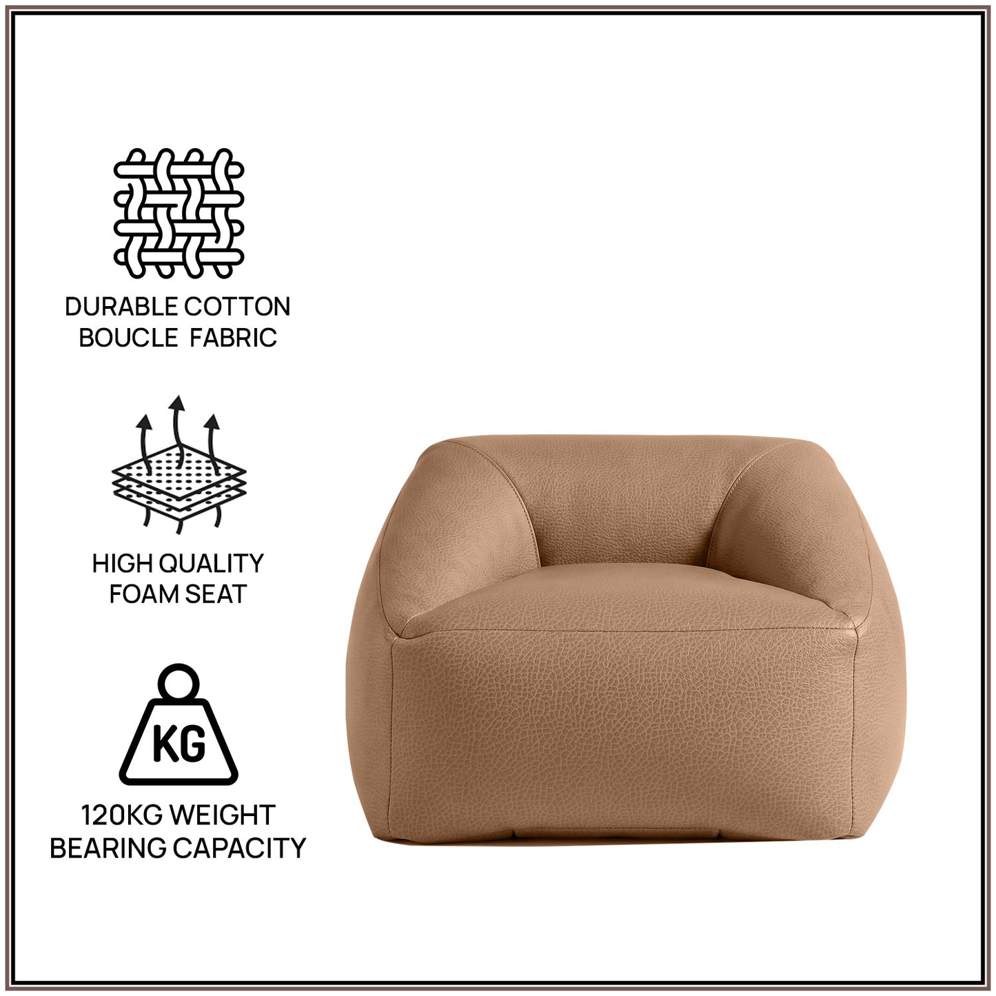 Mint Corduroy Cotton Boucle Kids Sofa Chair | Nestroots