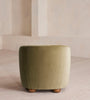 Orevella Classic Barrel Olive Green Velvet Lounge Chair