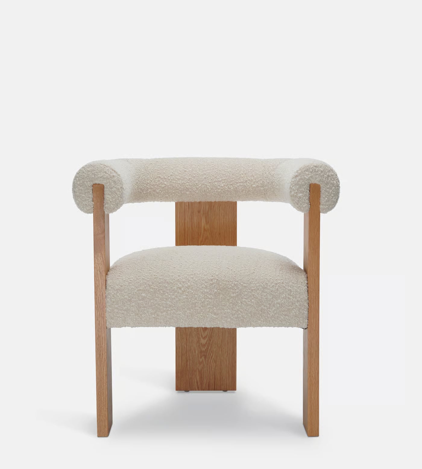 Toervyn Sculpt Arm IvoryBoucle Lounge Chair