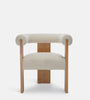 Toervyn Sculpt Arm IvoryBoucle Lounge Chair