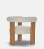 Toervyn Sculpt Arm IvoryBoucle Lounge Chair