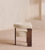 Toervyn Sculpt Arm Off WhiteBoucle Lounge Chair