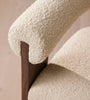 Toervyn Sculpt Arm Off WhiteBoucle Lounge Chair