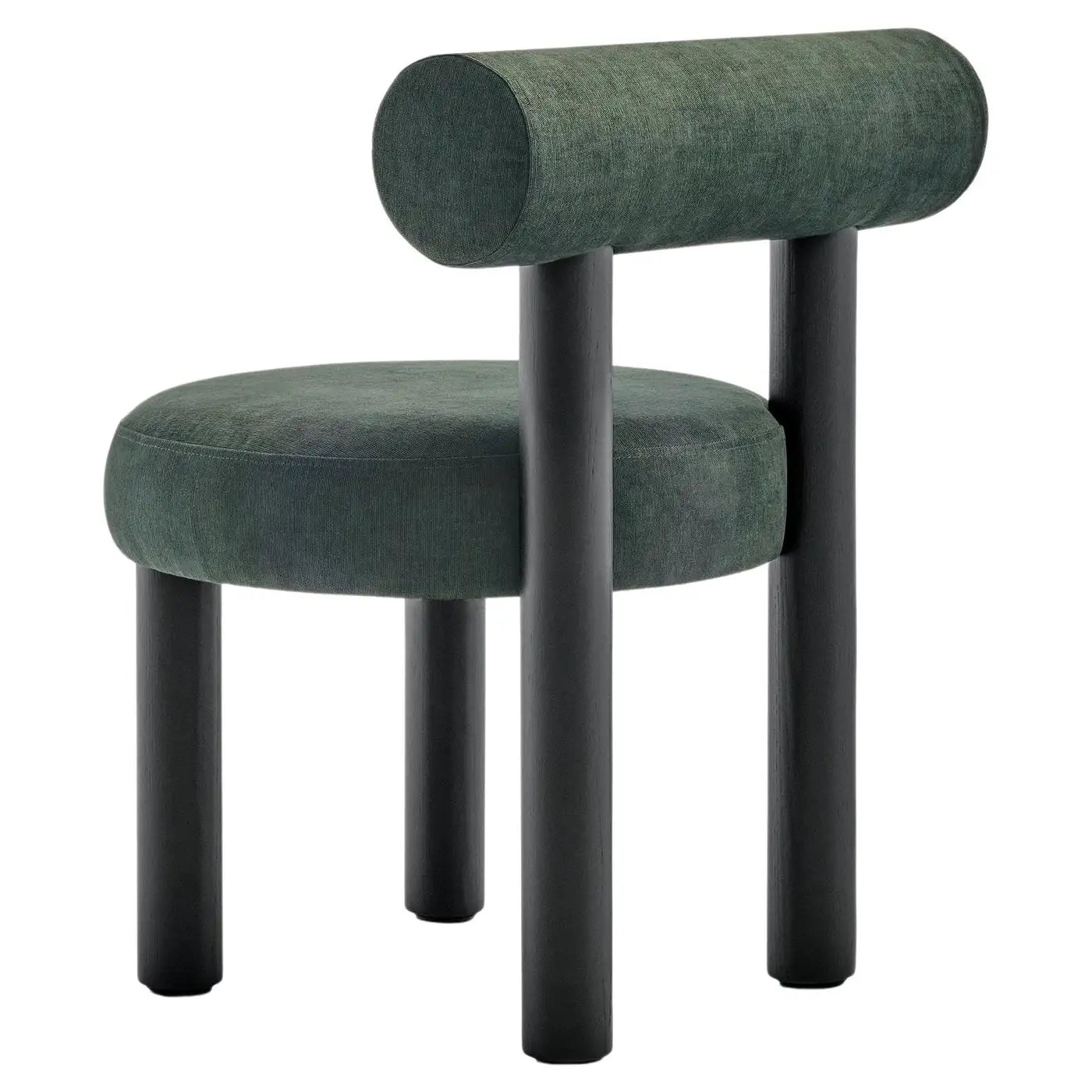 Eleto Minimal Blue Velvet Dining Chair