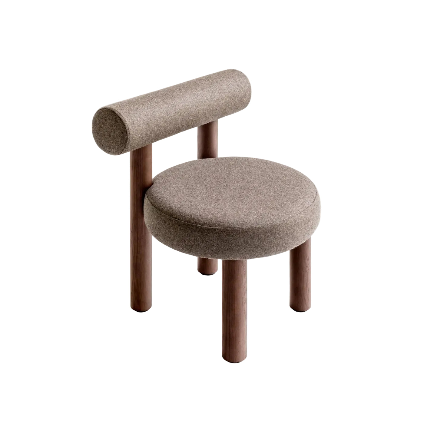 Eleto Minimal Grey Velvet Dining Chair