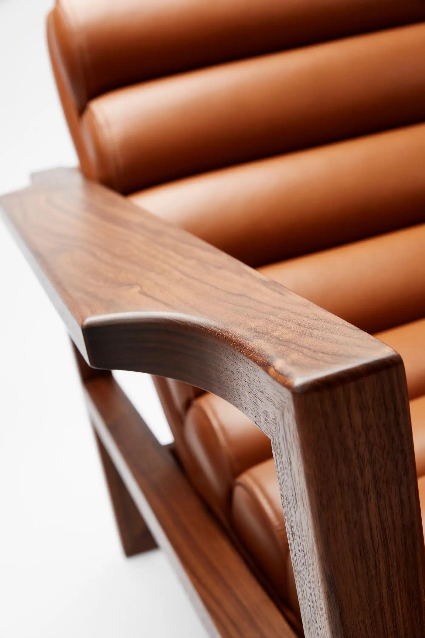 Raevello Strap Tan Brown Letherette Lounge Chair