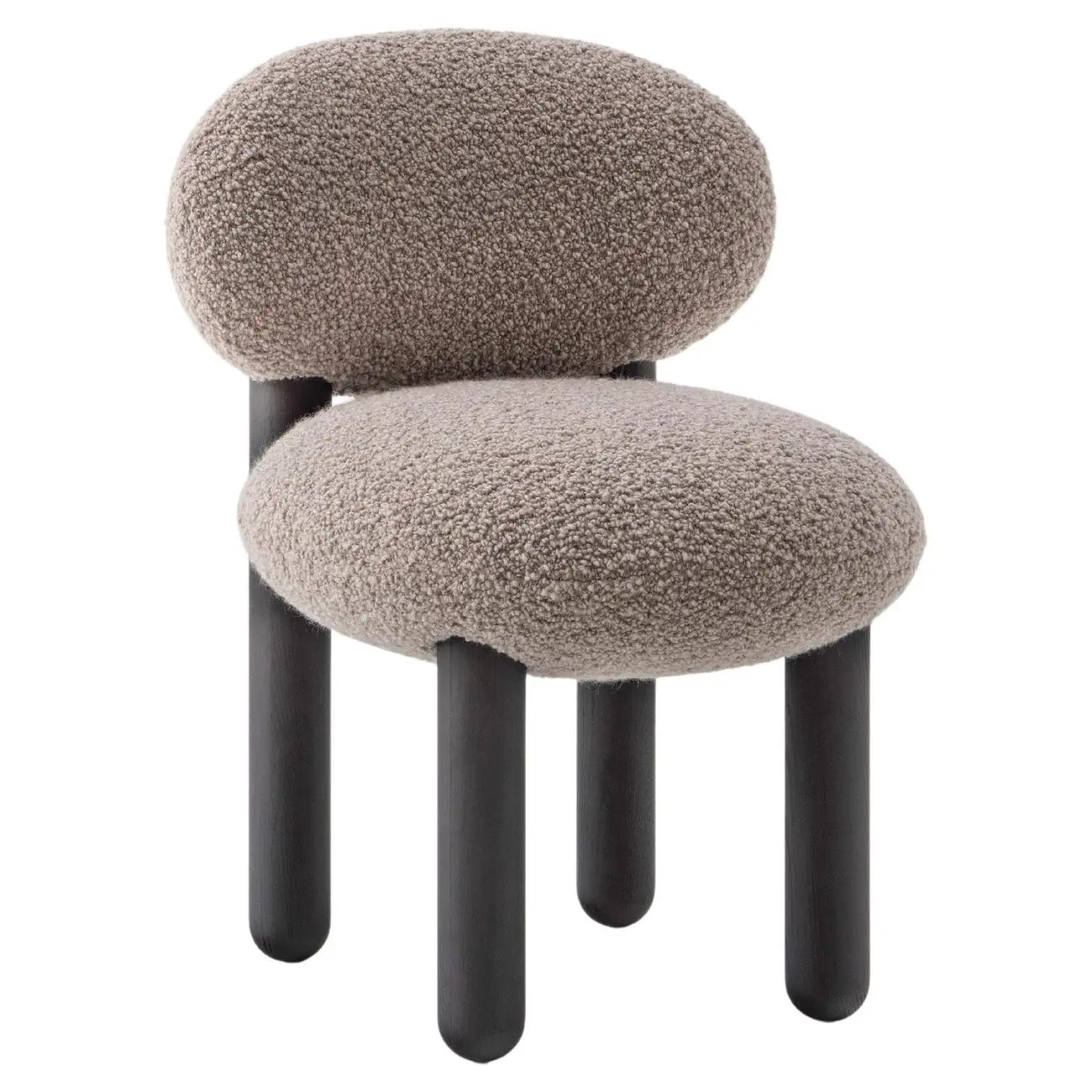 Boevian Bubble Beige Boucle Lounge Chair