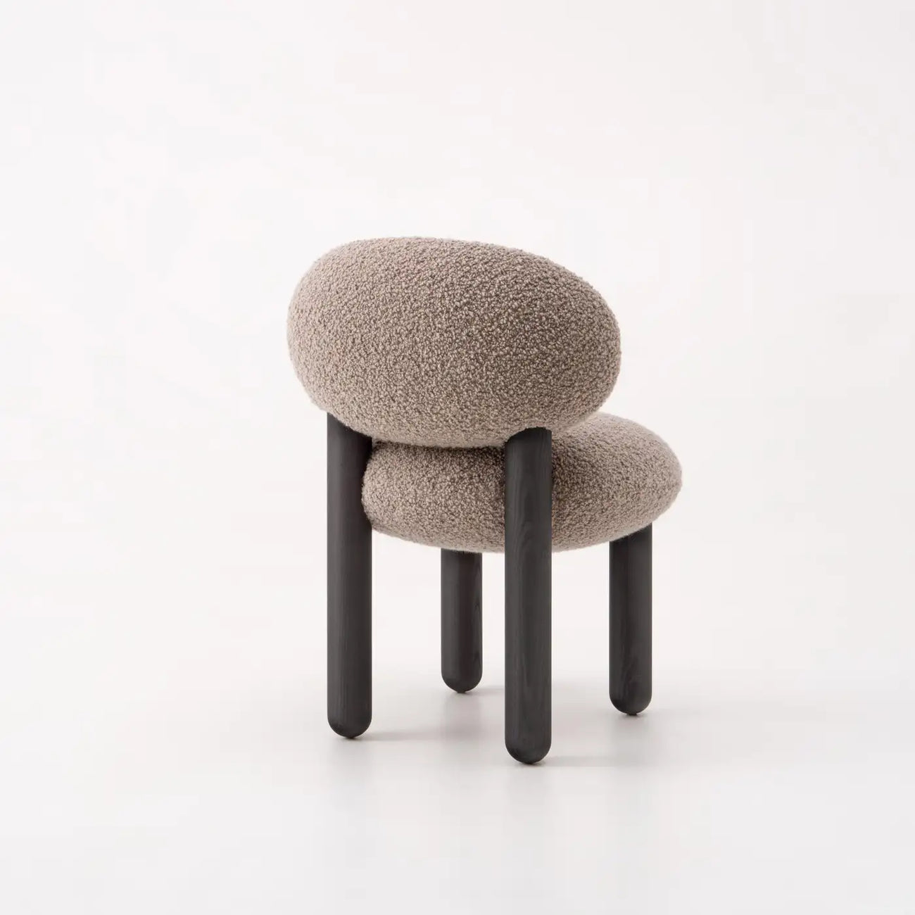 Boevian Bubble Beige Boucle Lounge Chair