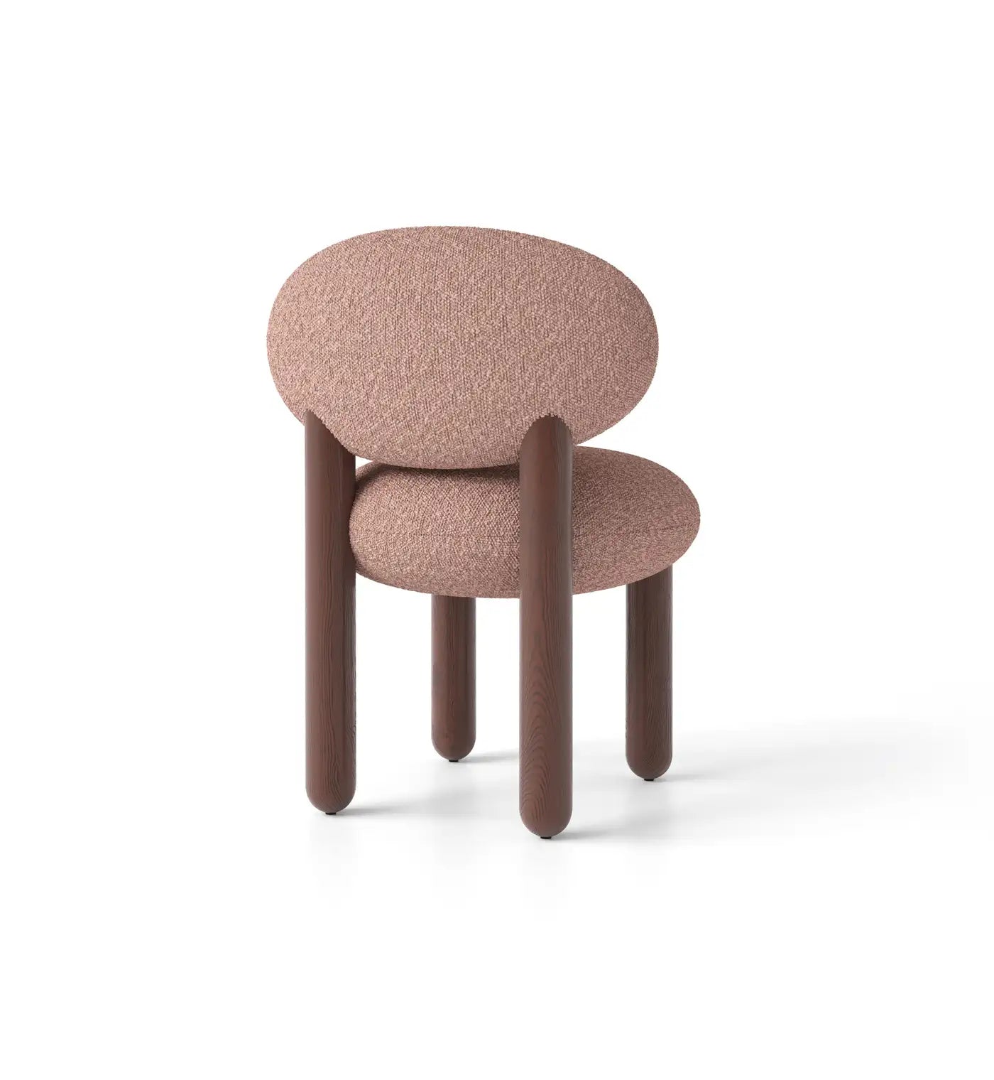 Boevian Bubble Pink Boucle Lounge Chair