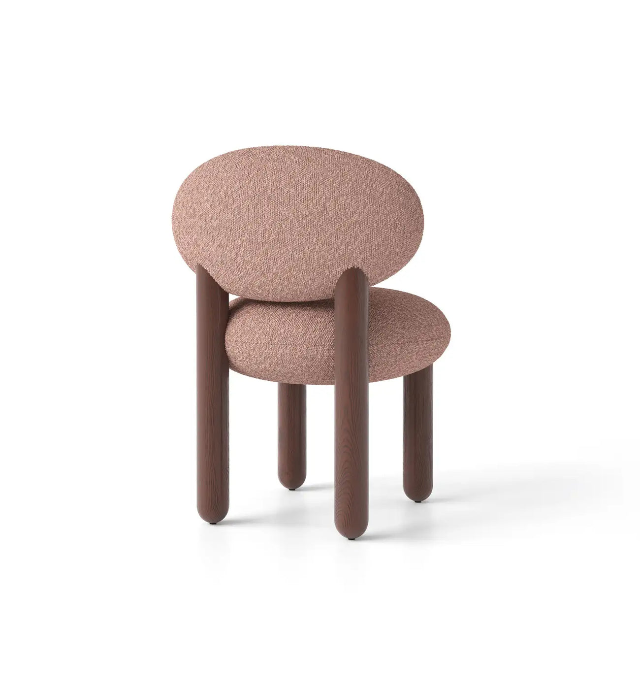 Boevian Bubble Pink Boucle Lounge Chair
