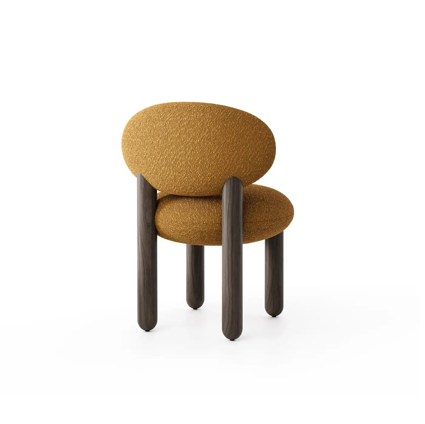 Boevian Bubble Yellow Linen Lounge Chair