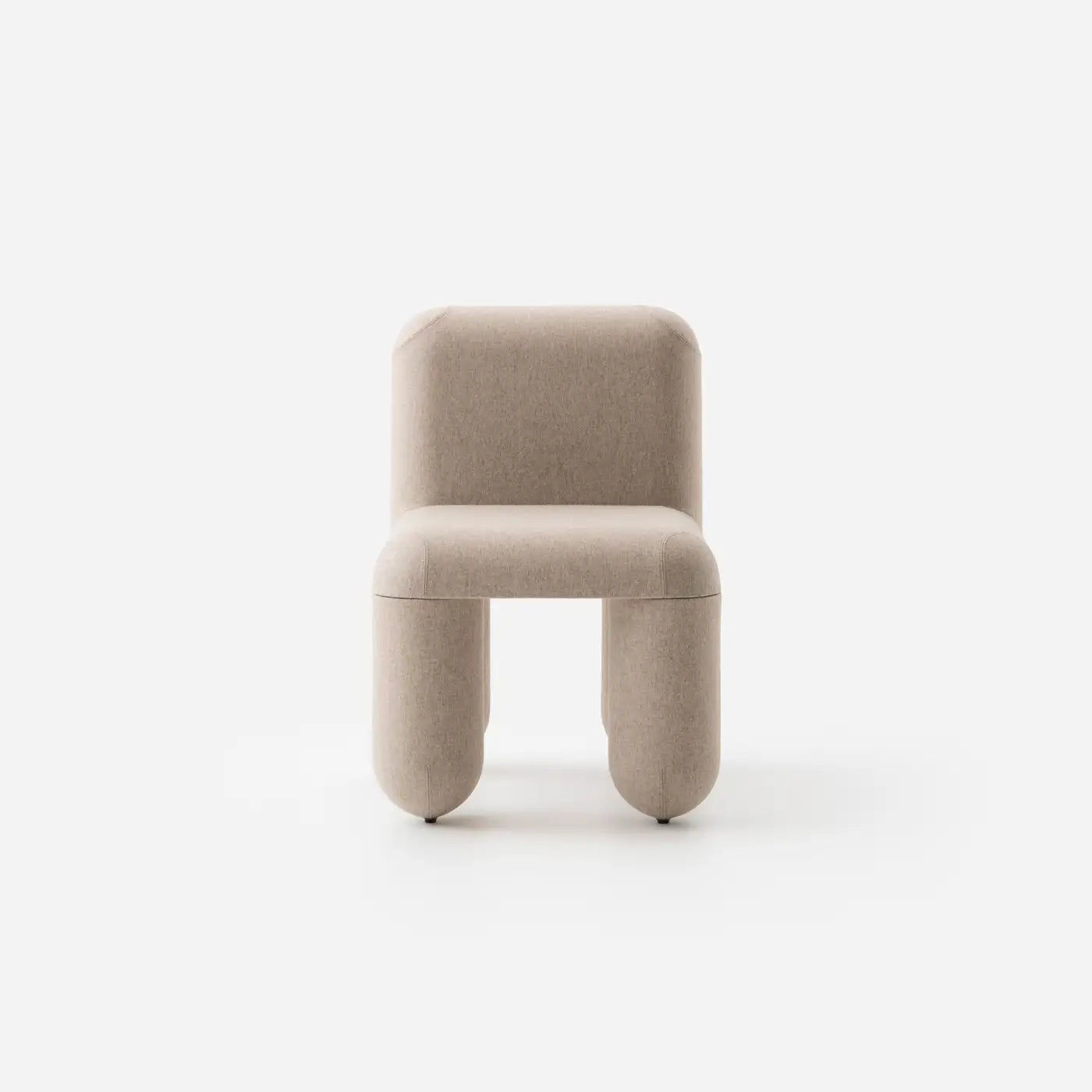 Dreoven Sculpt White Quad Velvet Chair