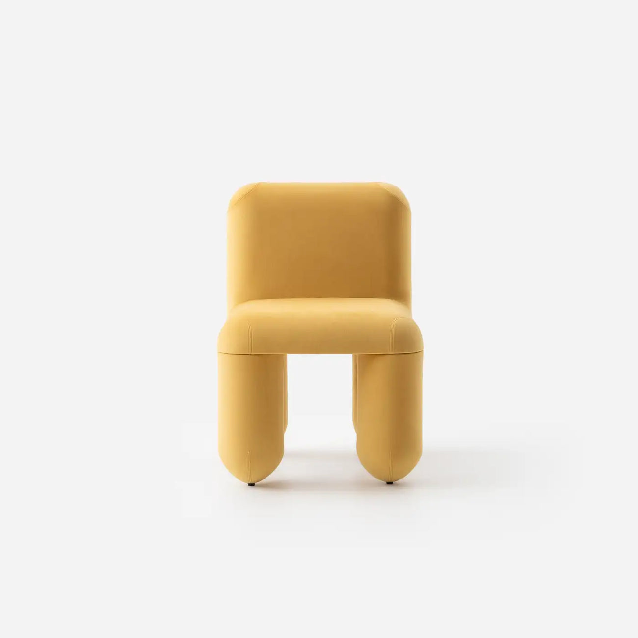 Dreoven Sculpt Yellow Quad Velvet Chair