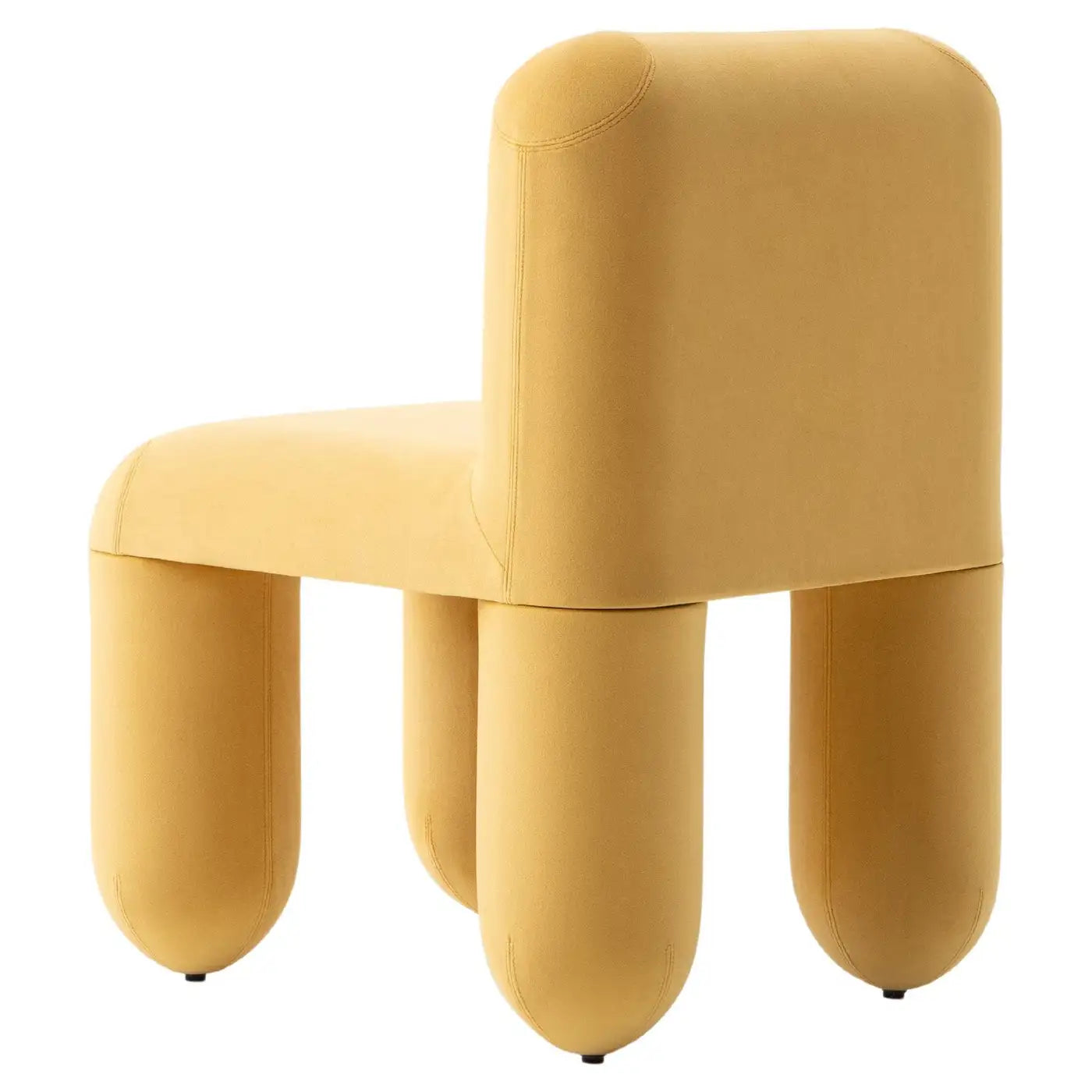 Dreoven Sculpt Yellow Quad Velvet Chair