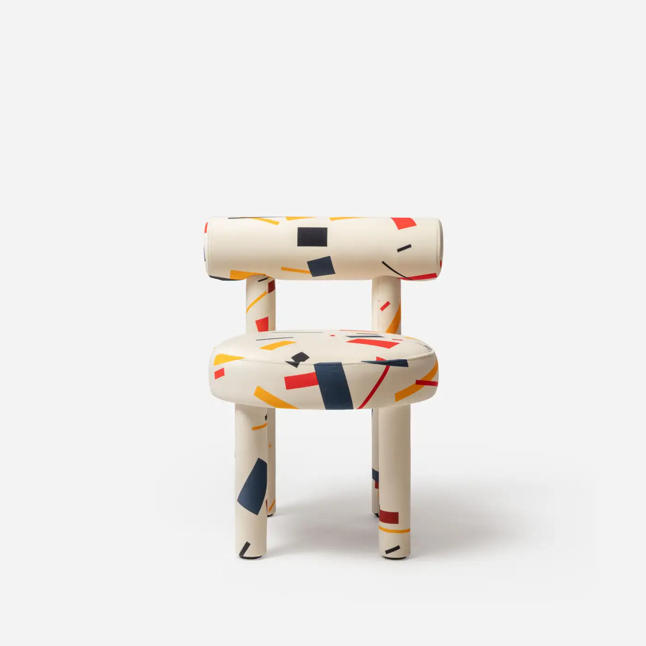 Piectro Play Multicolor Print Velvet Lounge Chair