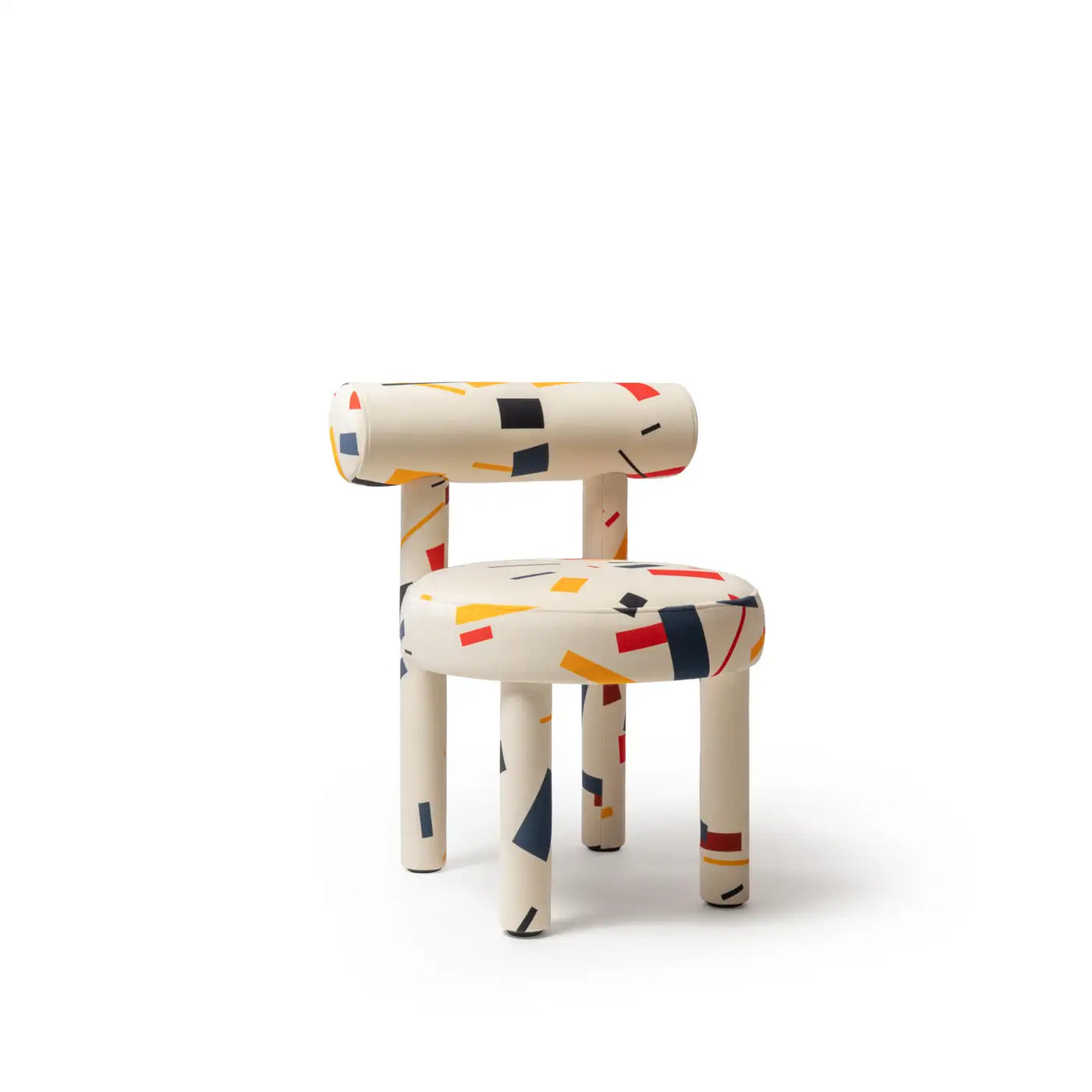 Piectro Play Multicolor Print Velvet Lounge Chair