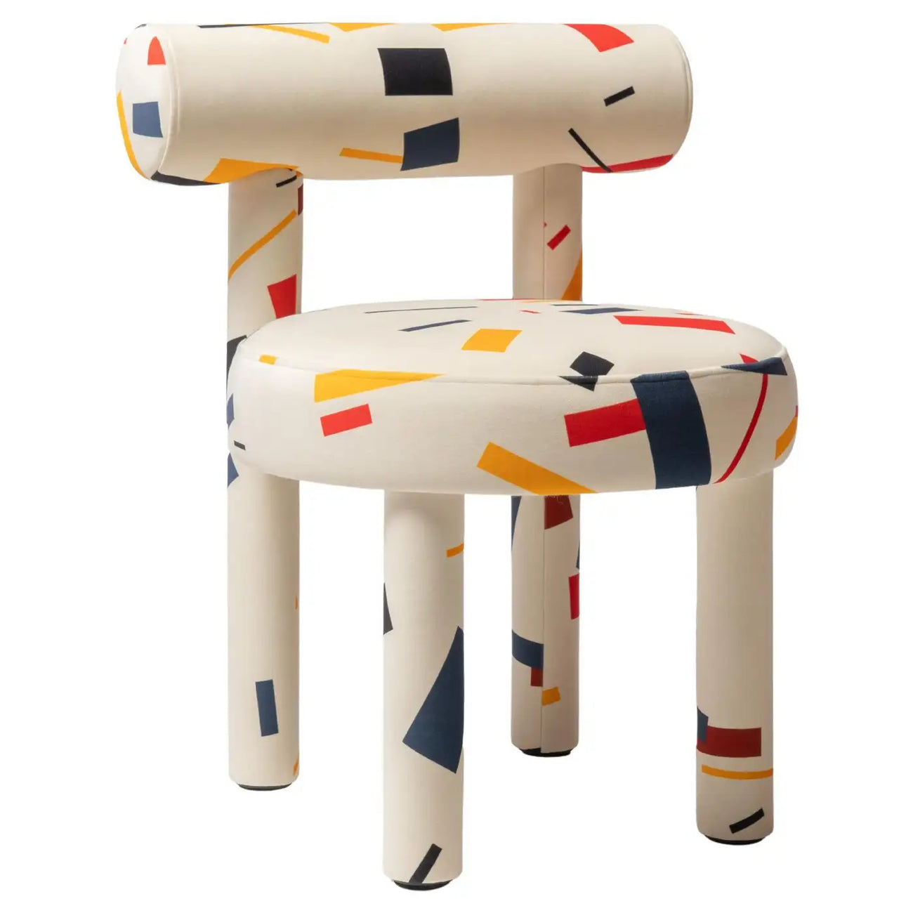 Piectro Play Multicolor Print Velvet Lounge Chair