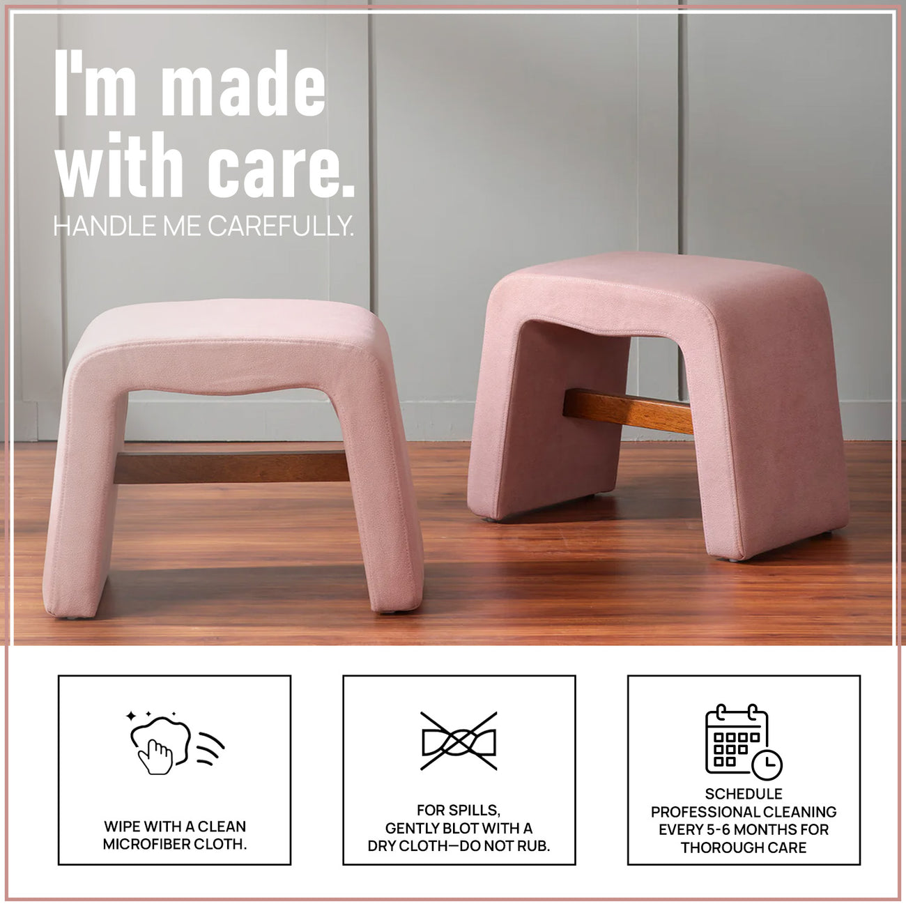 Copenhagen Pink Pouf Seating Solution