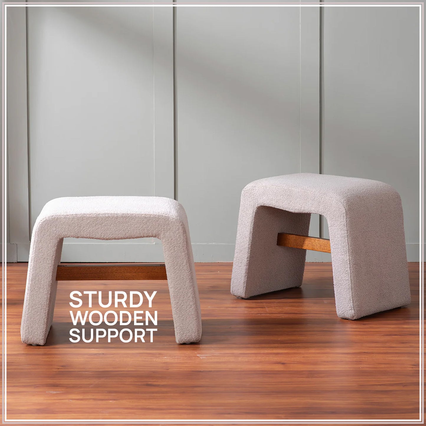 Copenhagen Beige Pouf Seating Solution