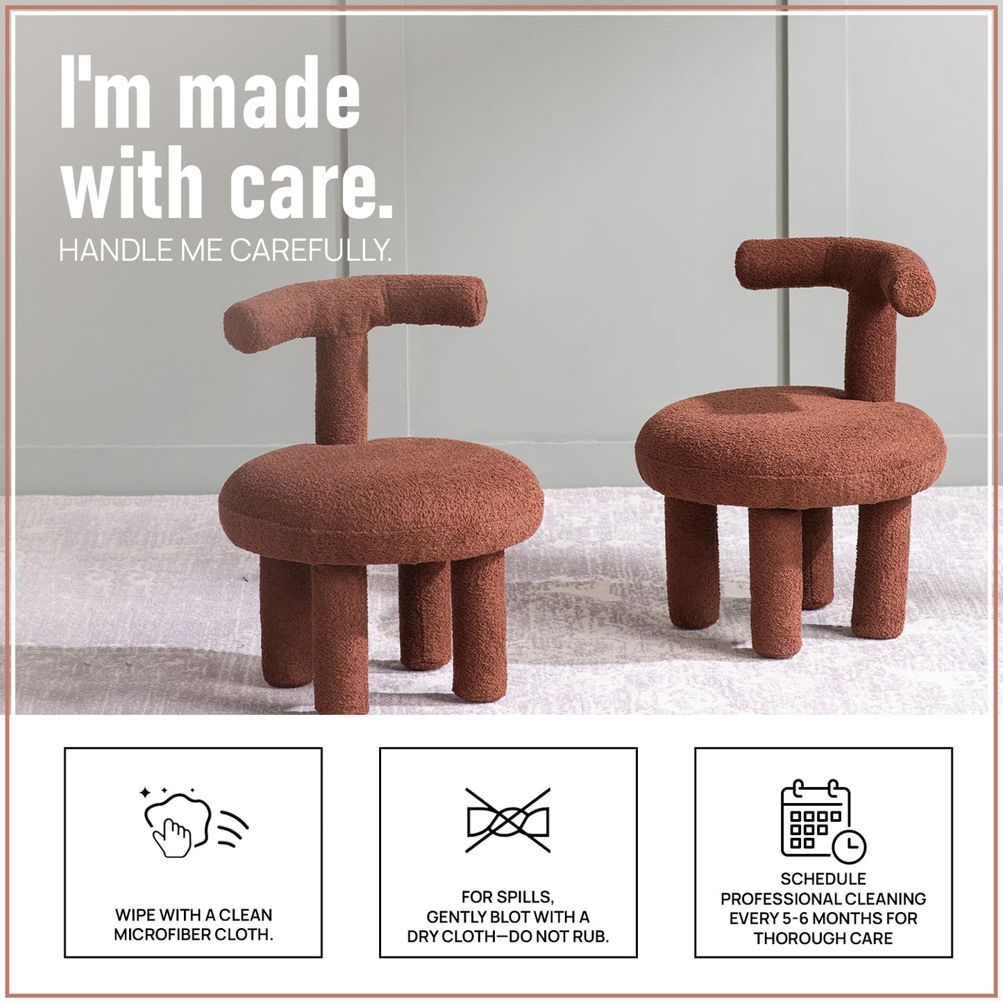 Junior Collection Brown Kids Room Chair Set Of 2