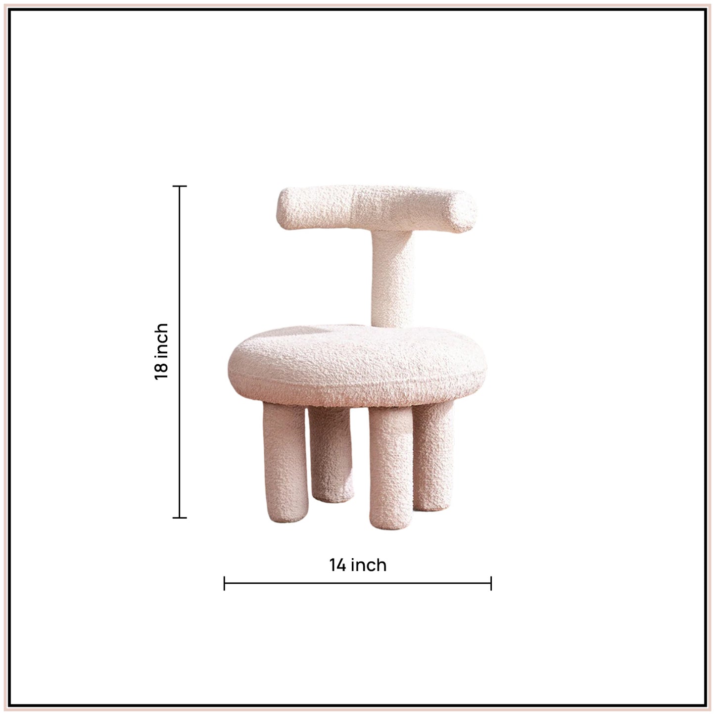 Junior Collection Cream Kids Room Chair Set Of 2