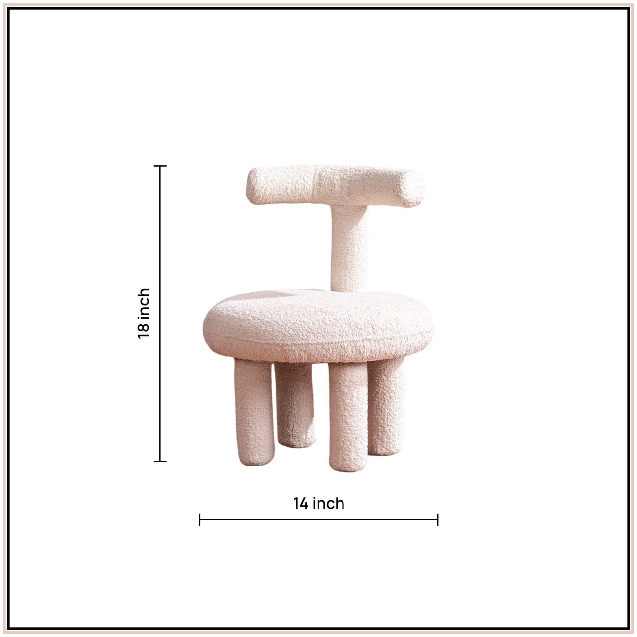 Junior Collection Cream Kids Room Chair Set Of 2