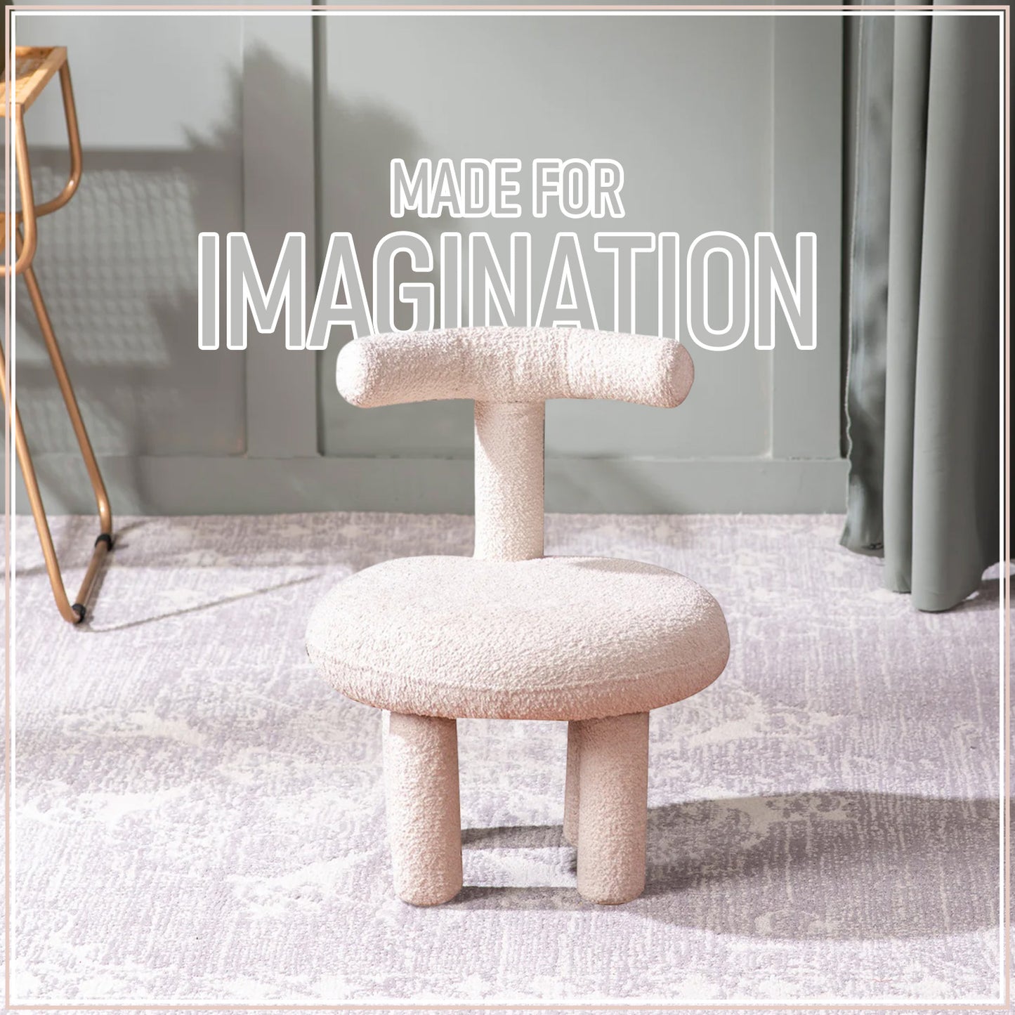 Junior Collection Cream Kids Room Chair