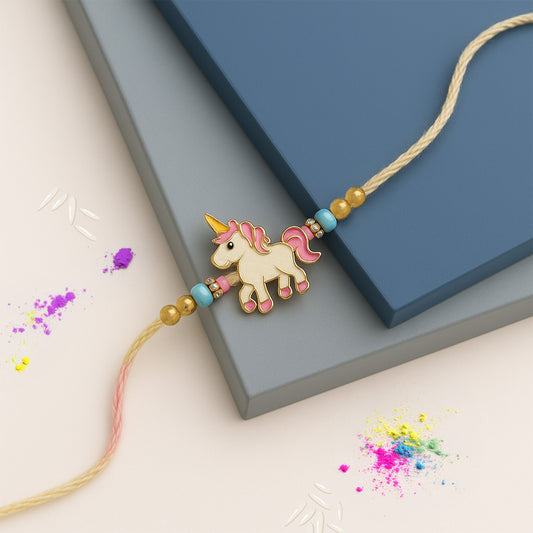 Unicorn design Rakhi