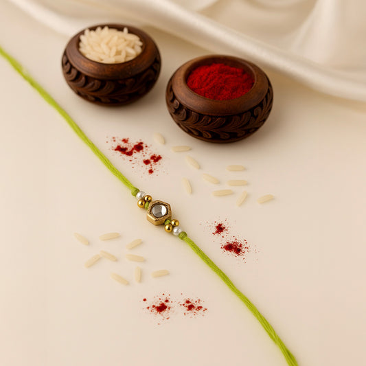 Emerald Glow Rakhi