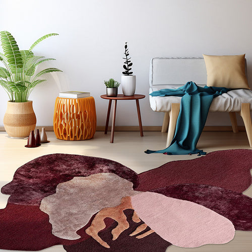 Modern Wool Canvas Wool & Silk Carpet