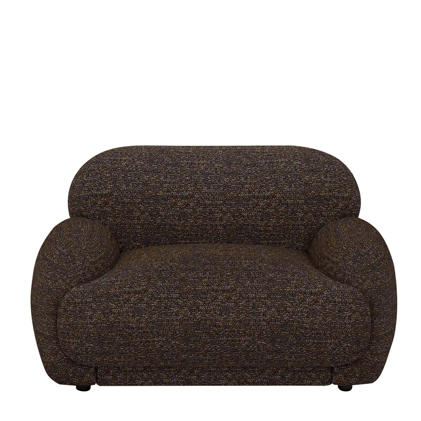 Amberly Lounge Espresso 1 - Seater Boucle Chair