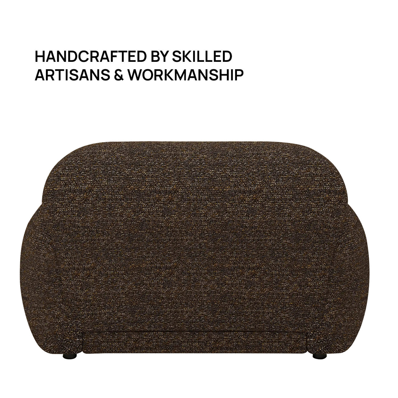Amberly Lounge Espresso 1 - Seater Boucle Chair