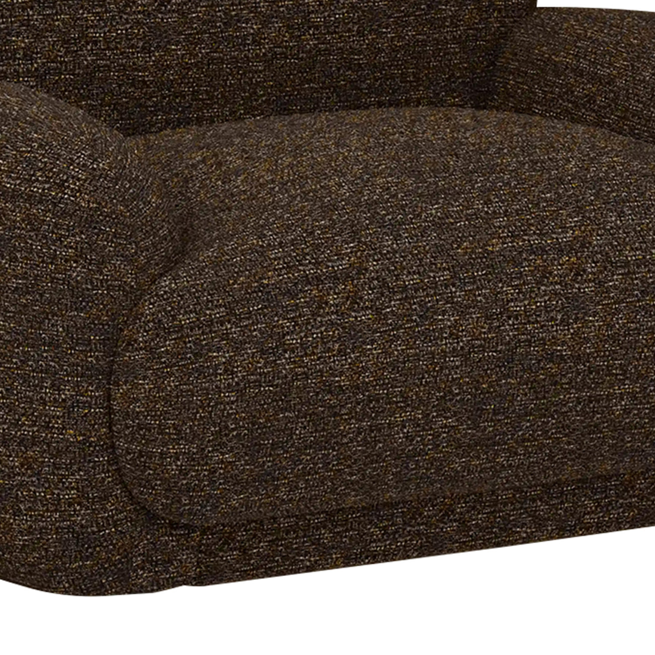Amberly Lounge Espresso 1 - Seater Boucle Chair