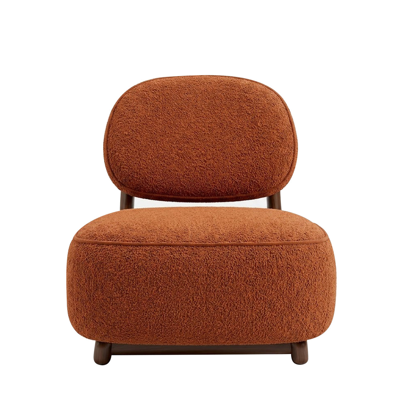 Corka Lounge Speckled Honey 1 - Seater Boucle Chair