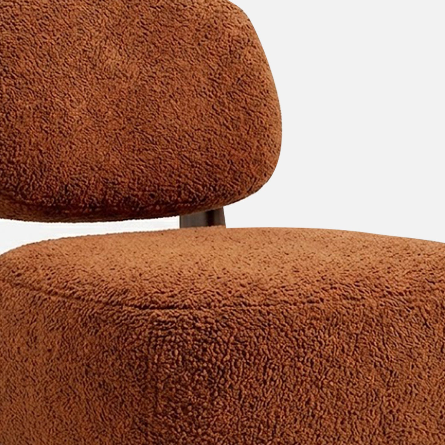 Corka Lounge Speckled Honey 1 - Seater Boucle Chair