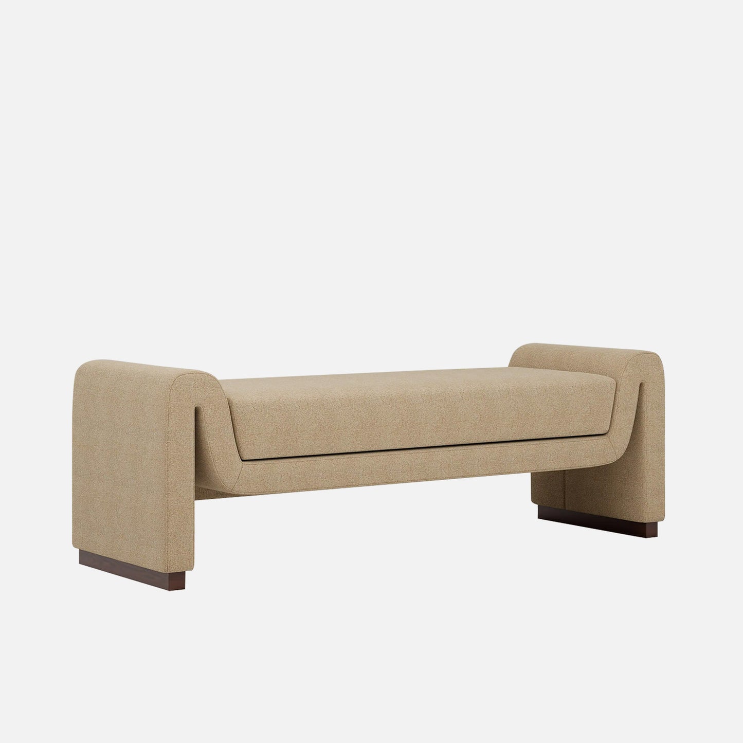 Olvara Lounge Speckled Latte 2 - Seater Boucle Chair