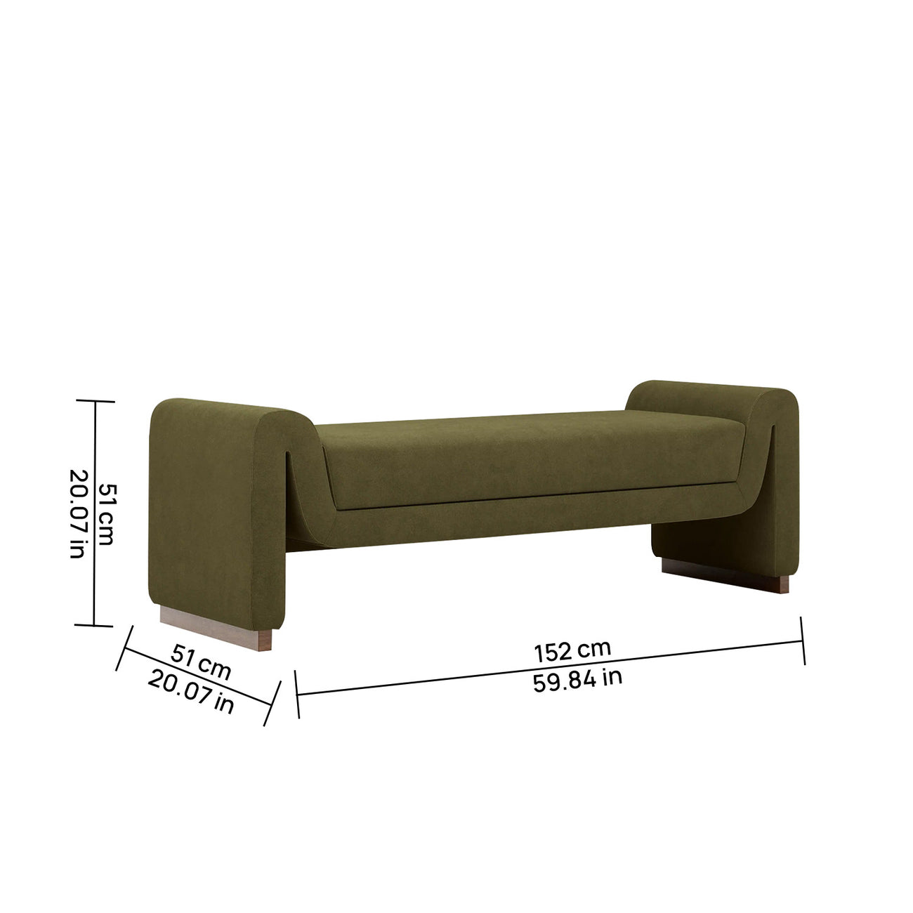 Olvara Lounge Speckled Green 2 - Seater Boucle Chair