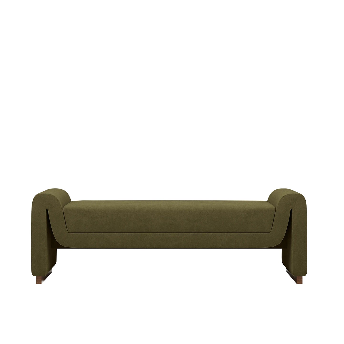 Olvara Lounge Speckled Green 2 - Seater Boucle Chair