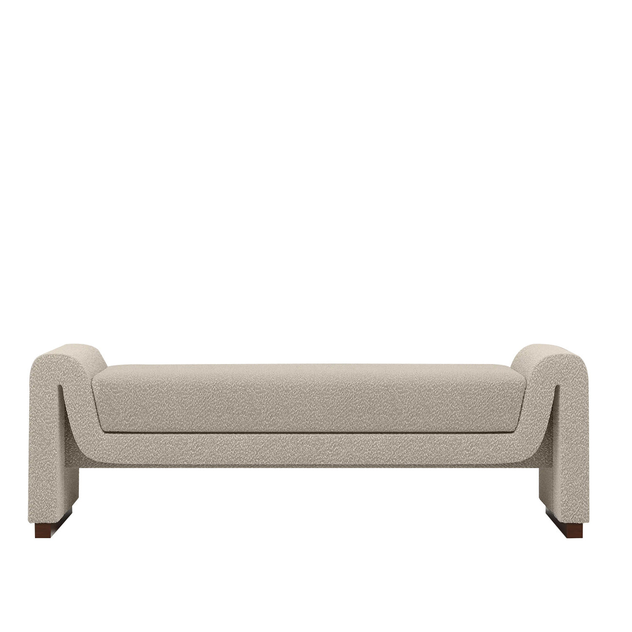 Olvara Lounge Speckled Grey 2 - Seater Boucle Chair