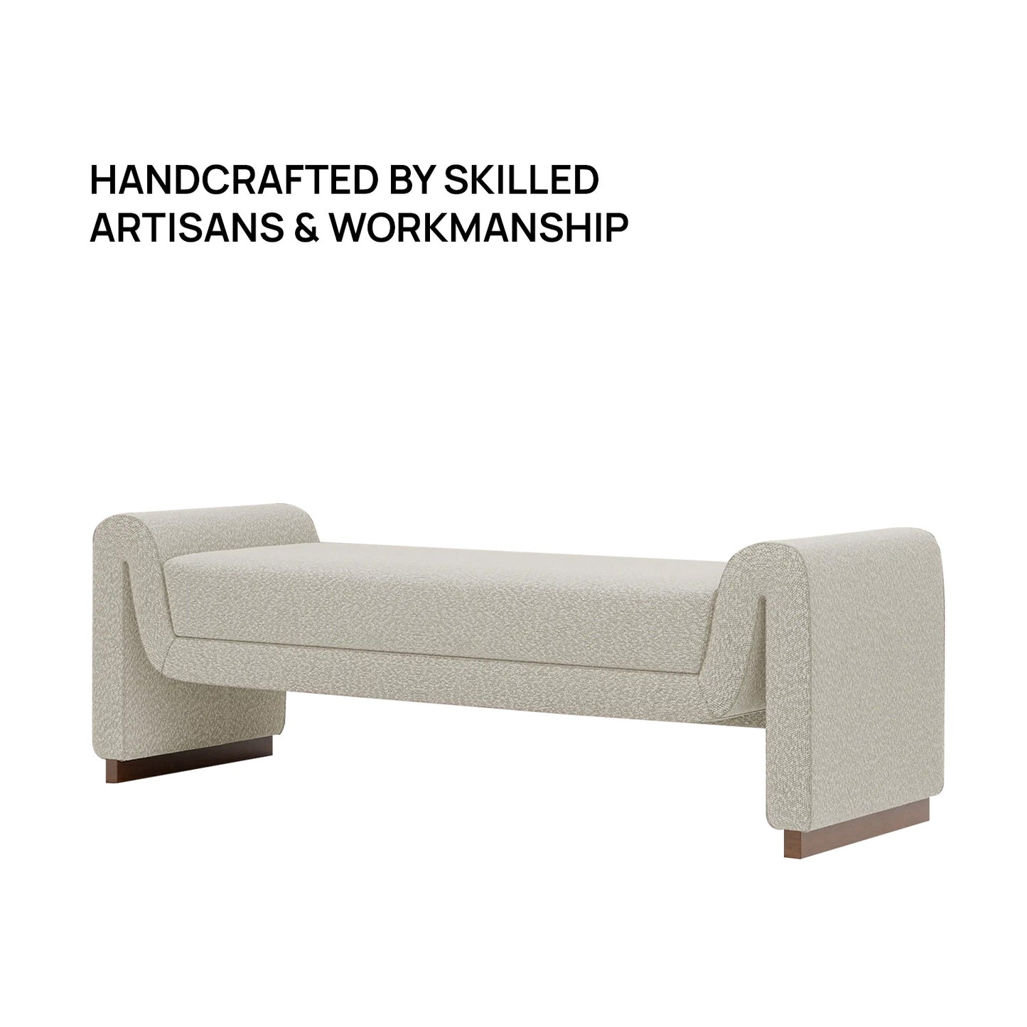 Olvara Lounge Speckled Grey 2 - Seater Boucle Chair