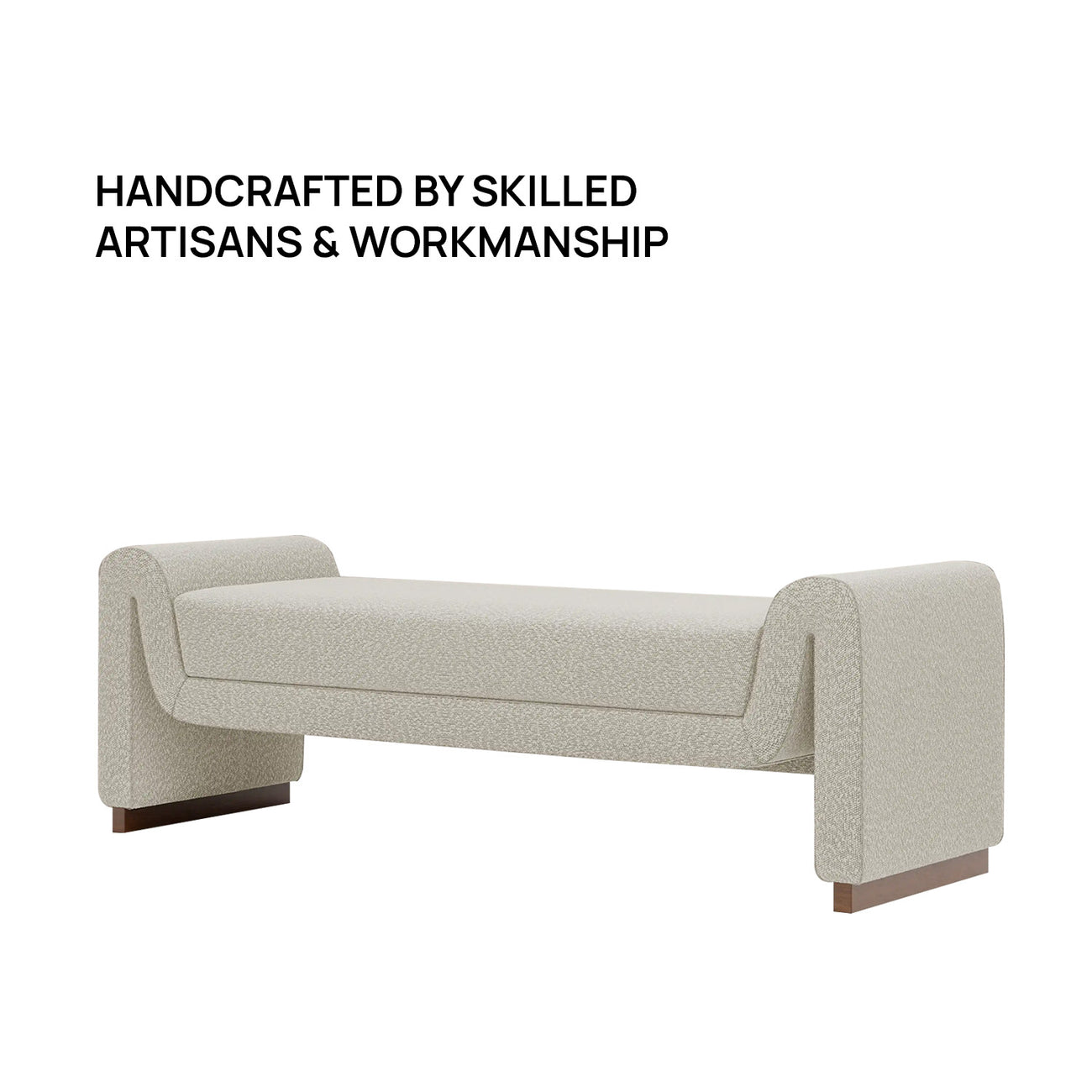 Olvara Lounge Speckled Grey 2 - Seater Boucle Chair