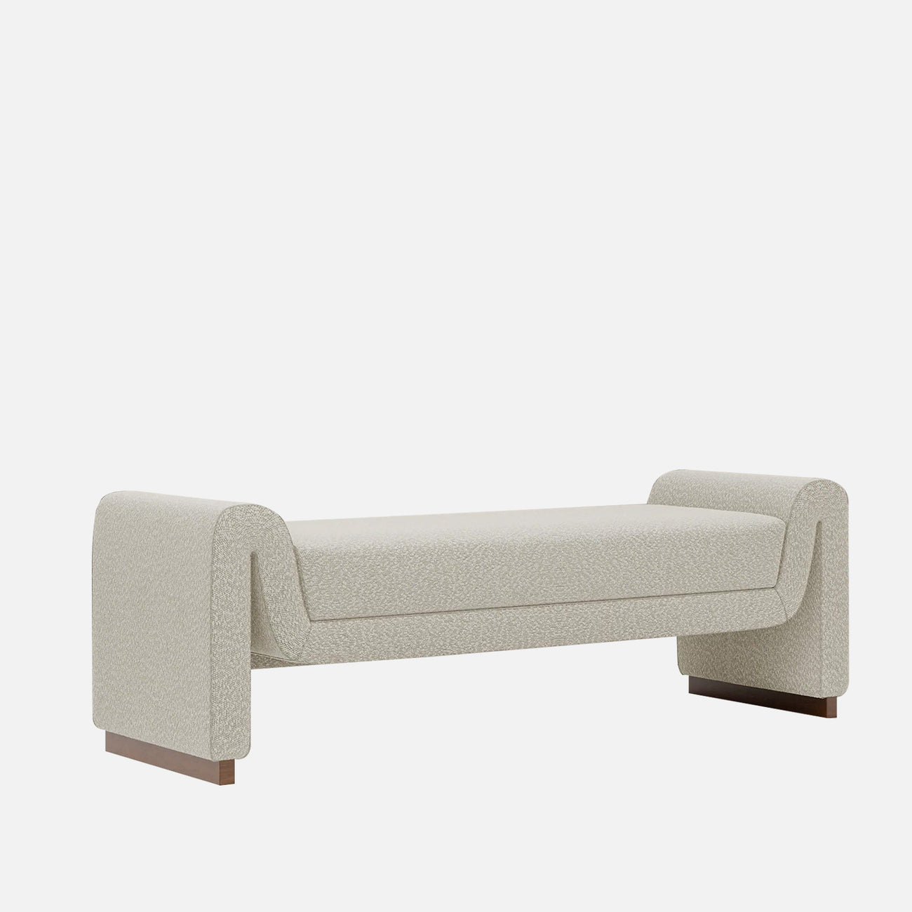 Olvara Lounge Speckled Grey 2 - Seater Boucle Chair