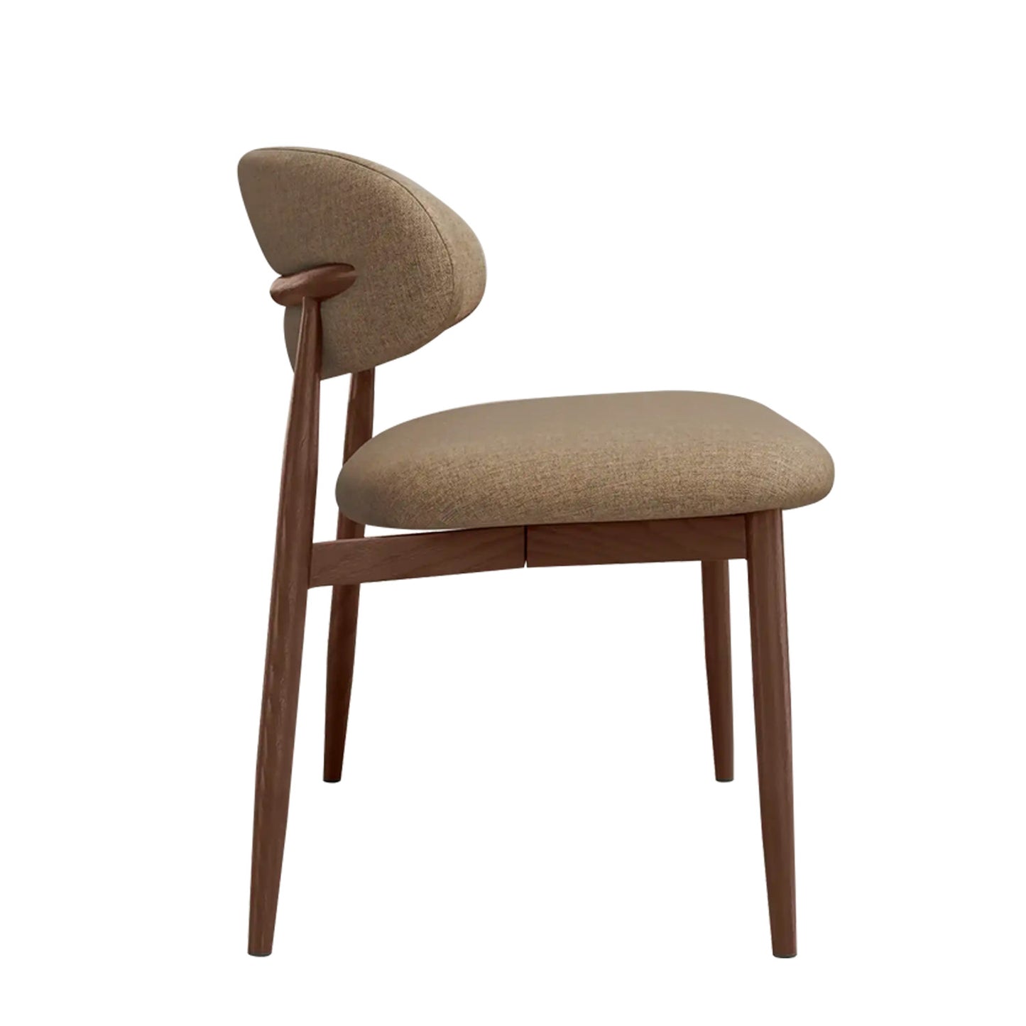 Elvara Bench Light Brown 3 - Seater Velvet Sofa
