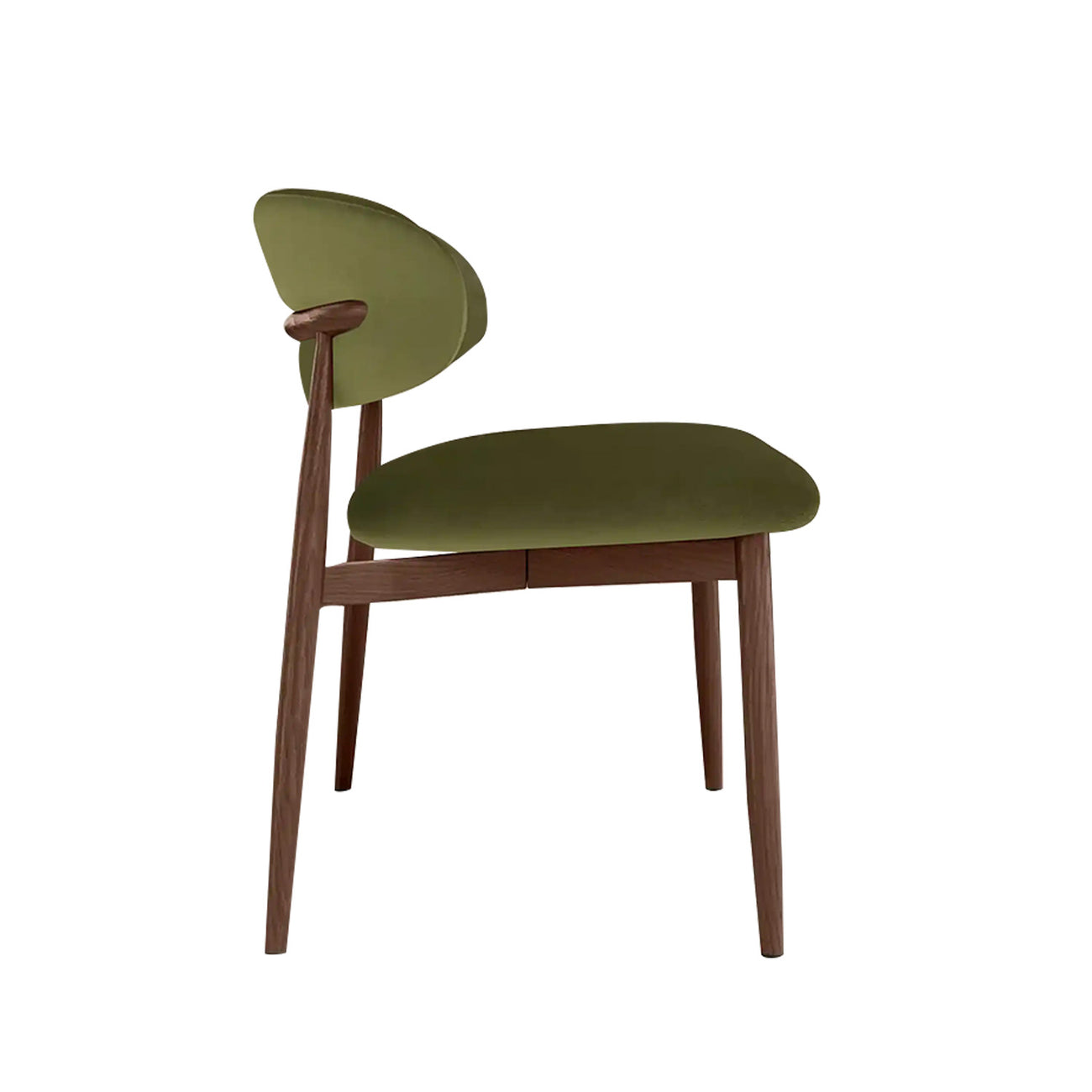 Elvara Bench Olive 3 - Seater Velvet Sofa