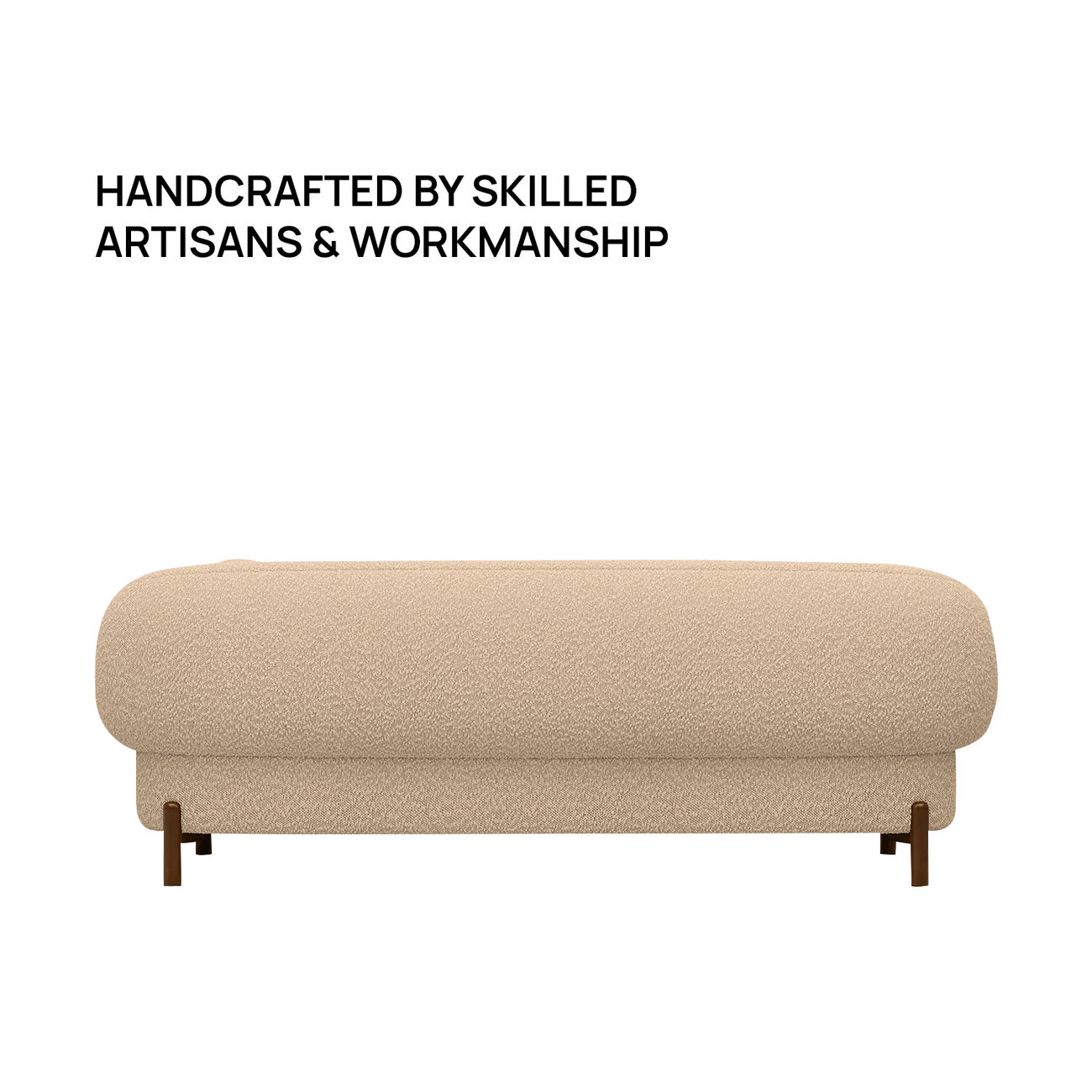 Clavon Classic Grey 3 - Seater Velvet Sofa
