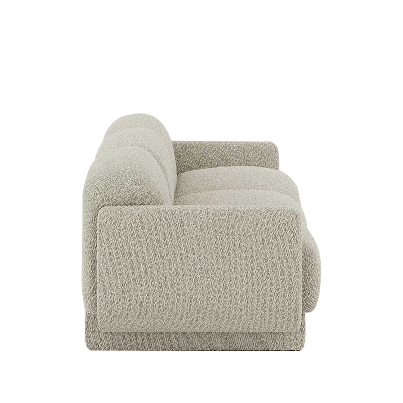 Clavon Classic Caramel Brown 3 - Seater Velvet Sofa