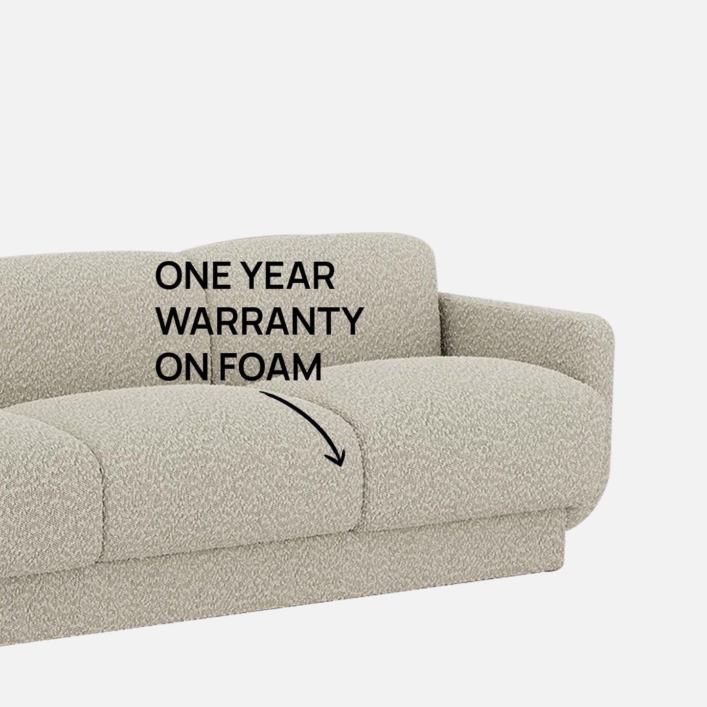 Clavon Classic Caramel Brown 3 - Seater Velvet Sofa