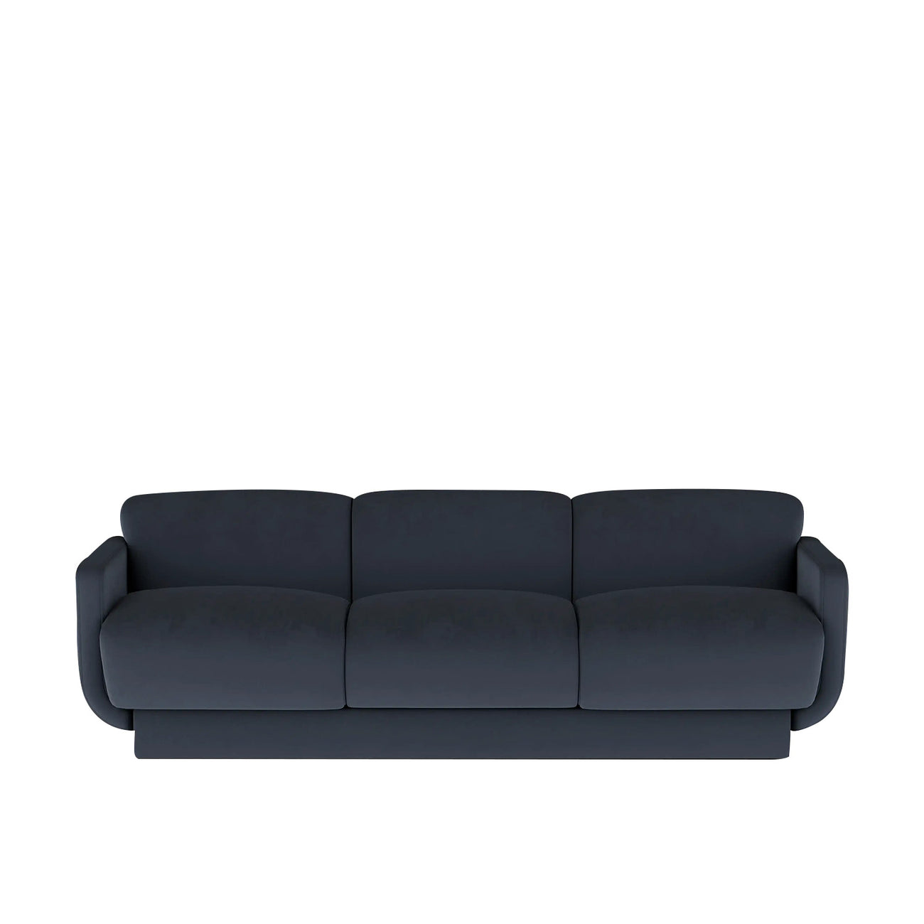 Clavon Classic Green 3 - Seater Velvet Sofa